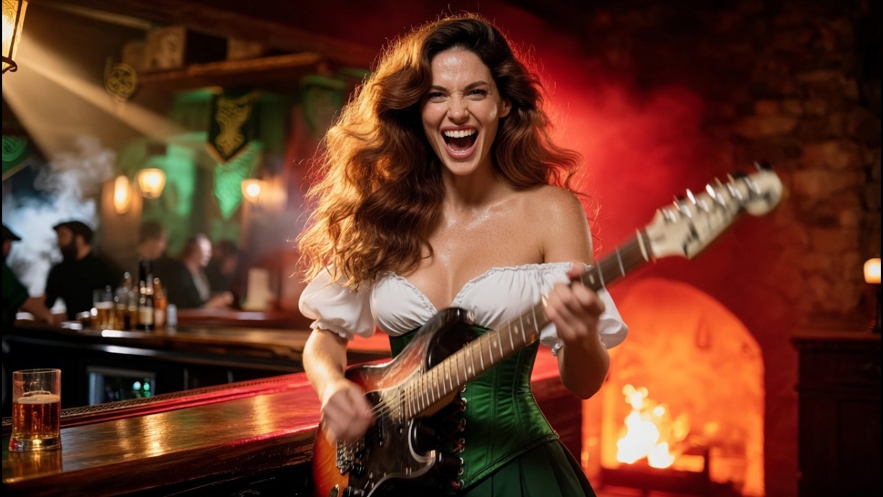 Fire In the Emerald Sky 🍀🔥 | Epic Irish Pub Rock Anthem