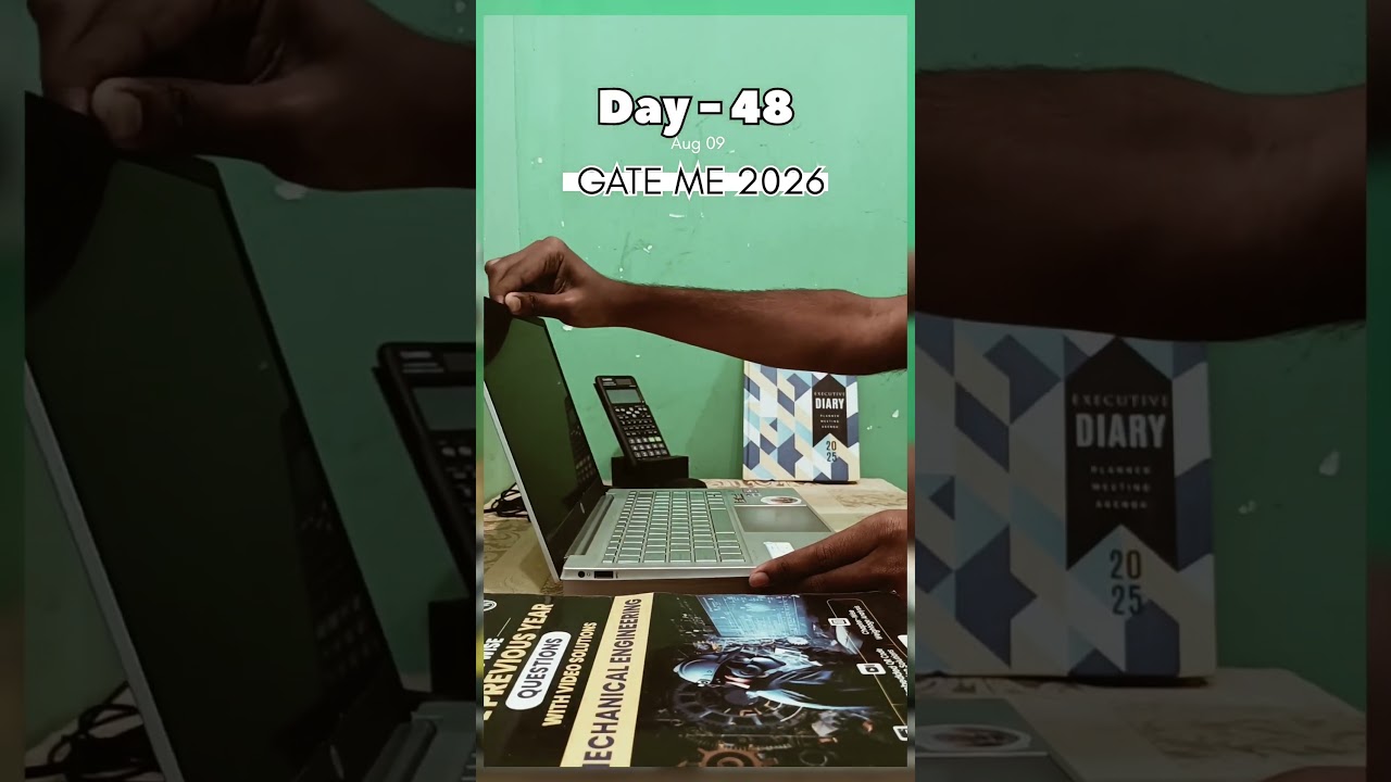 DAY 48 My GATE 2026 Journey Begins 🚀 | GATE Rhythm | Study With Me  