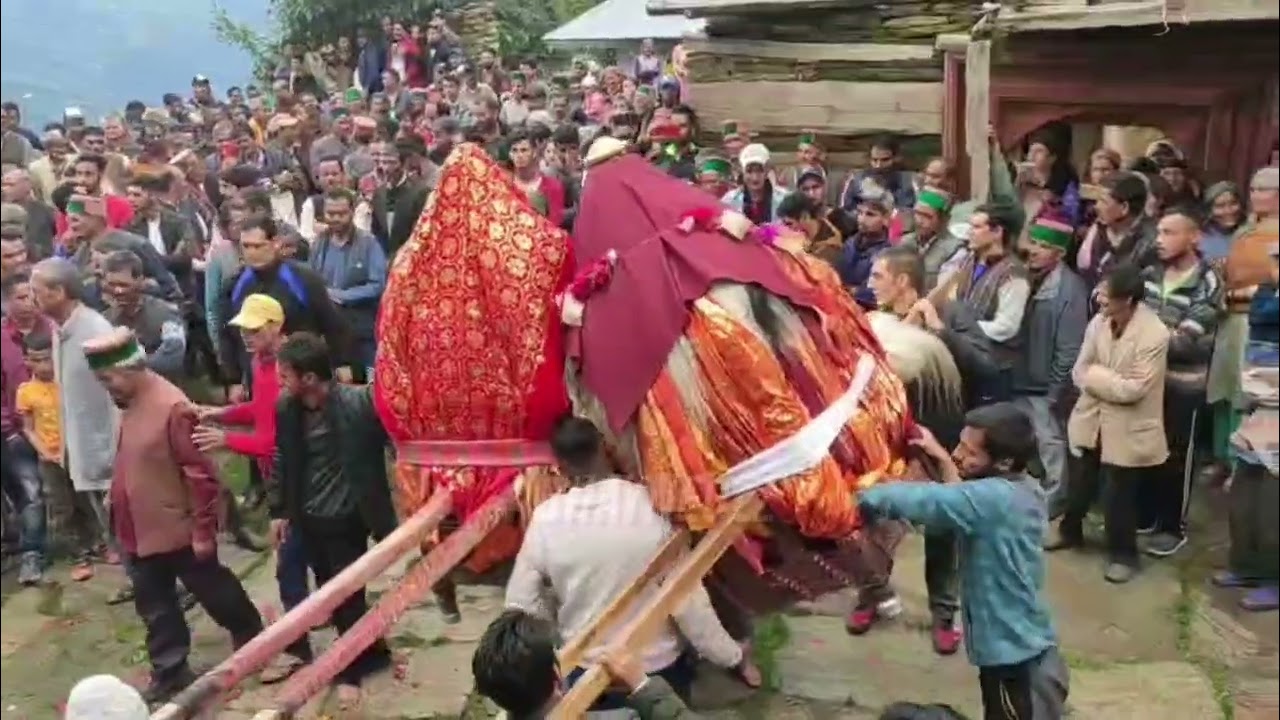 Devta Palthan Sholi Devi maa singhasini ka nritya bahali gao me🙏🏻 #viralvideos #devbhoomi 