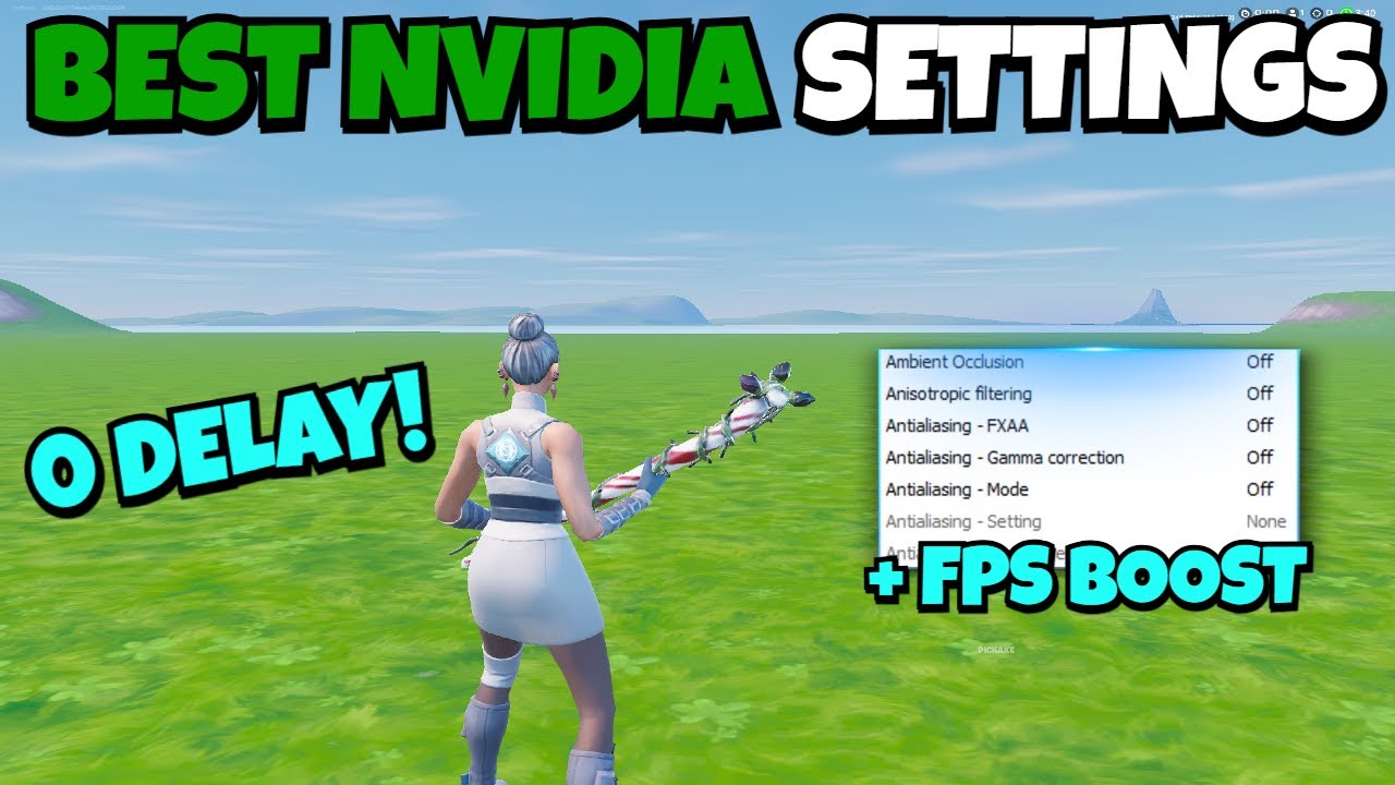 *ЛУЧШИЕ* настройки Nvidia для Fortnite Chapter 7! (ЗАДЕРЖКА ВВОДА 0 + МАКС. FPS)