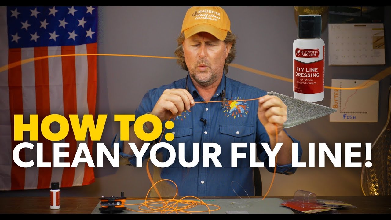 How To CLEAN Your FLY LINE!