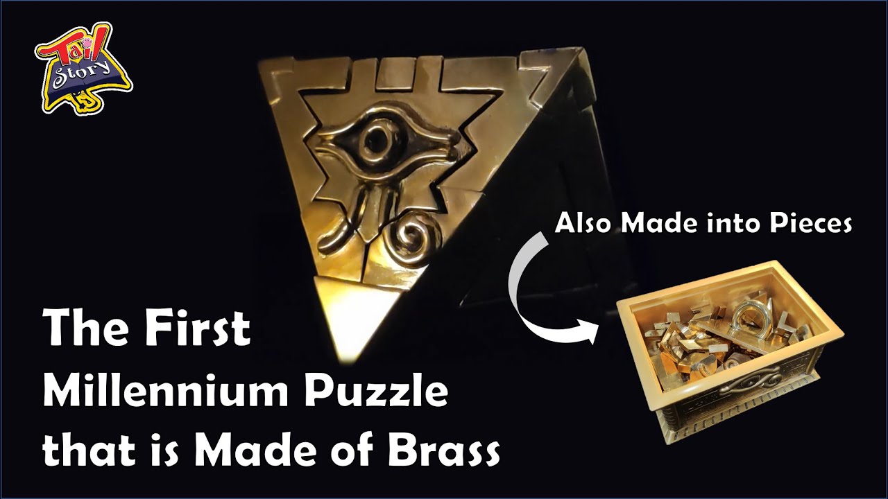 [Yugioh] The First Millennium Puzzle that is Made of Brass 遊戯王 千年パズル (3D Printed then Cast)