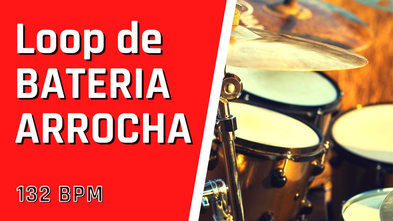 Loop de Bateria Ritmo de Arrocha para Ensaio - ÁUDIO DE QUALIDADE - 132 BPM - 33 minutos