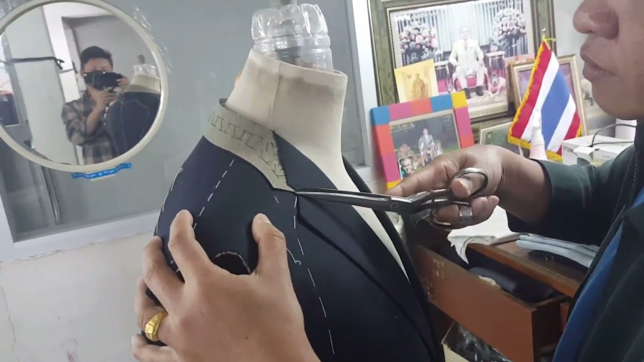 full canvas suit แต่ละขั้นตอนการทำเสื้อ สูทขึ้นขั้นหางม้า