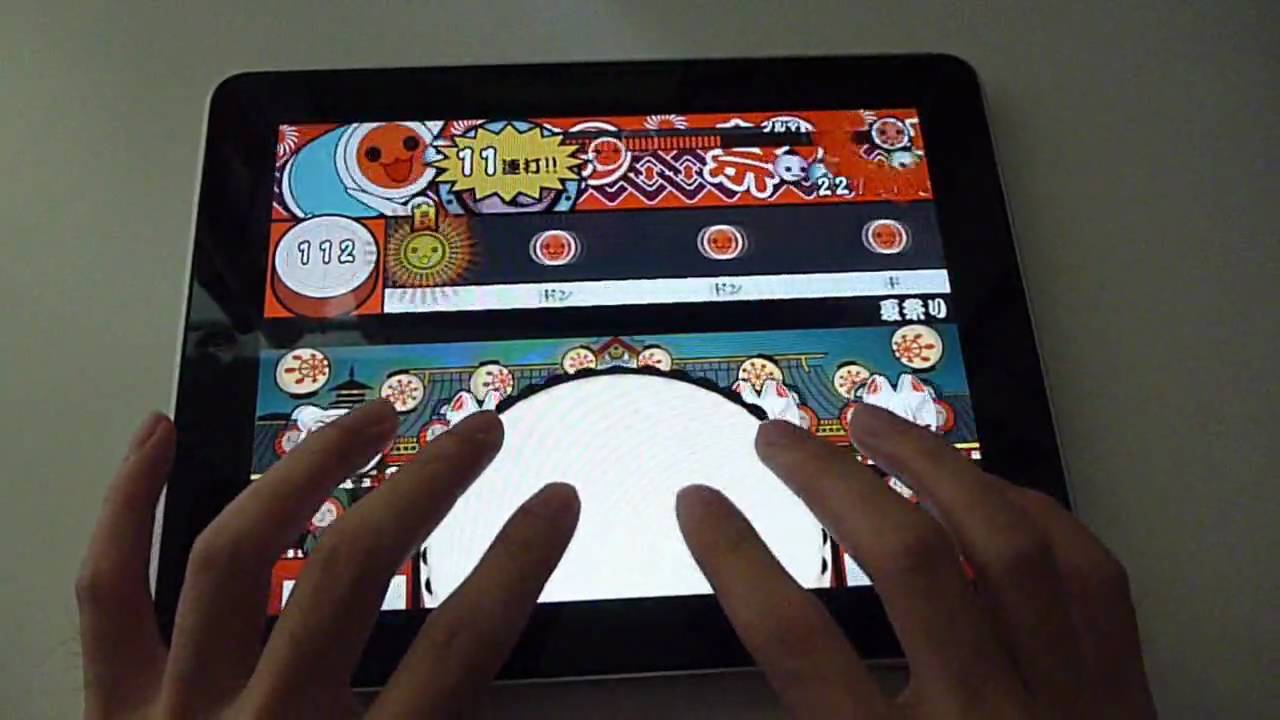 「太鼓の達人」おに 夏祭り @ iPad