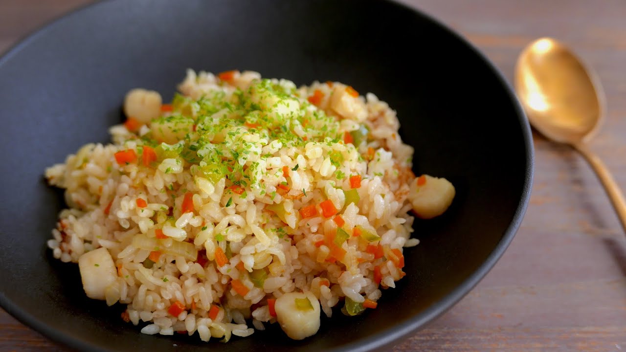 Scallops Pilaf Rice | Japanese Recipe | wa's Kitchen