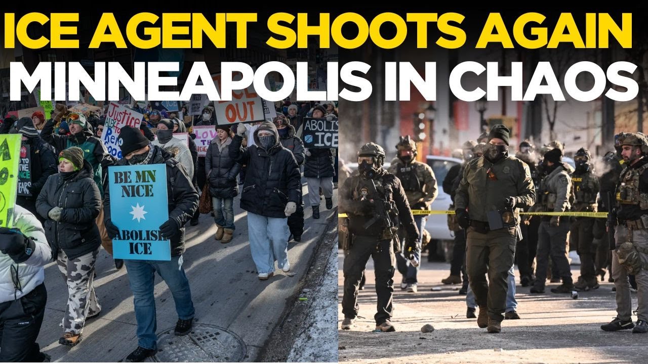 Minneapolis News LIVE: ICE Agent Shoots Again, City Erupts in Chaos as Protests Surge | ICE Shooting