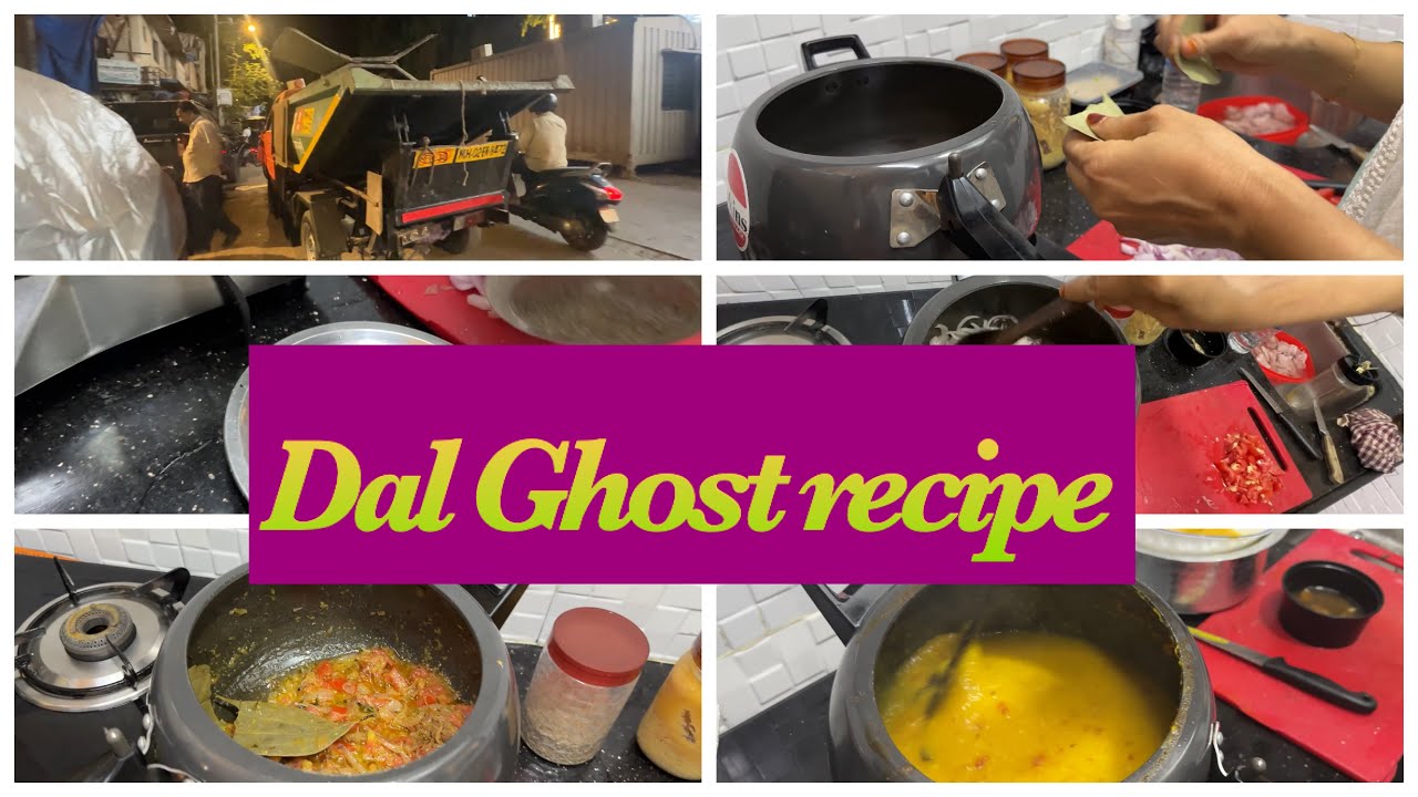 Night walk pai chale and tasty Dal Ghost Recipe