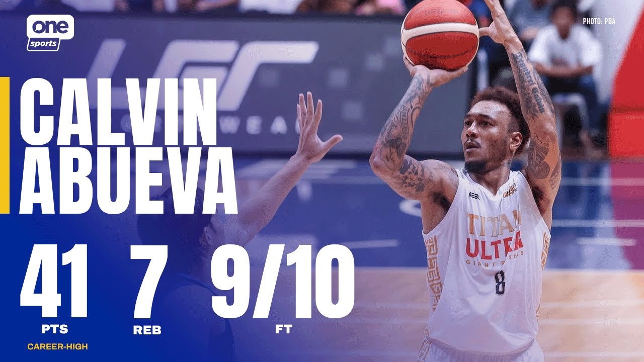 Calvin Abueva EXPLODES WITH 41 PTS for Titan Ultra vs. Meralco 💥 | PBA SEASON 50 PHILIPPINE CUP