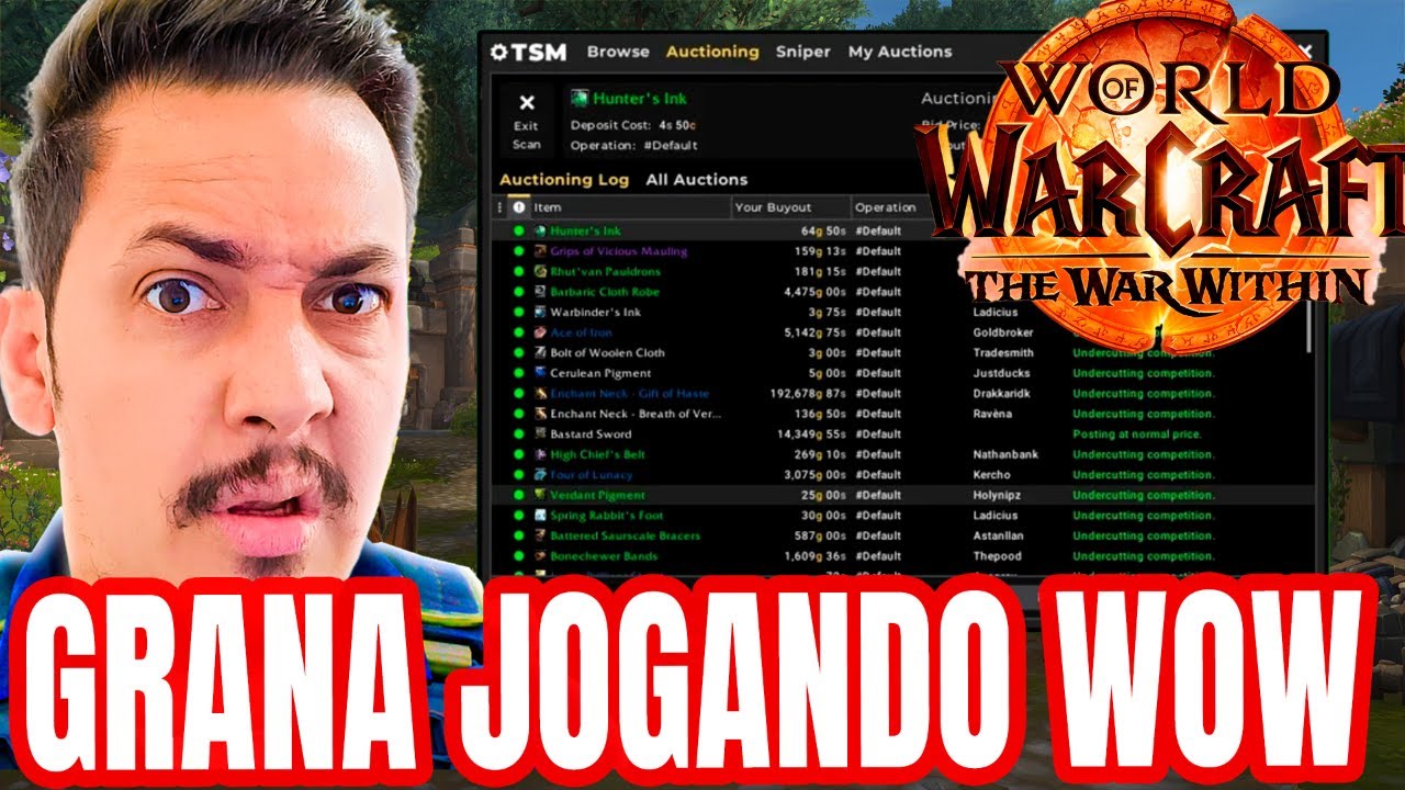COMO GANHAR GRANA NO WOW? #canalnoobgo #skinscs2