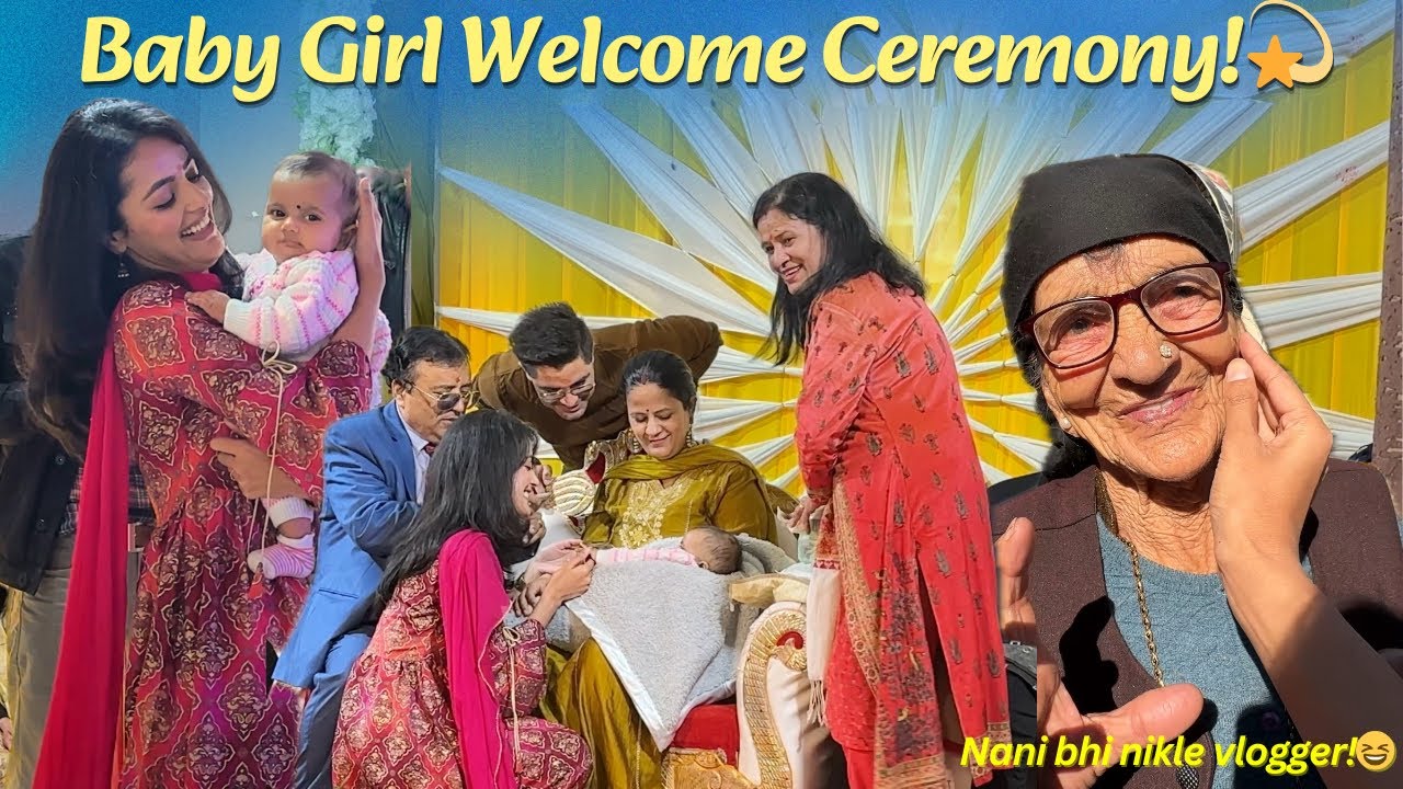 Main Massi Ban Gayi! 🌸 Baby Girl Welcome Ceremony 💫 | Nani Bhi Nikle Vlogger !🫠 