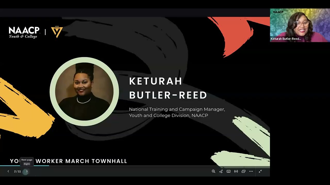 NAACP YC x AFGE Young Worker March Townhall