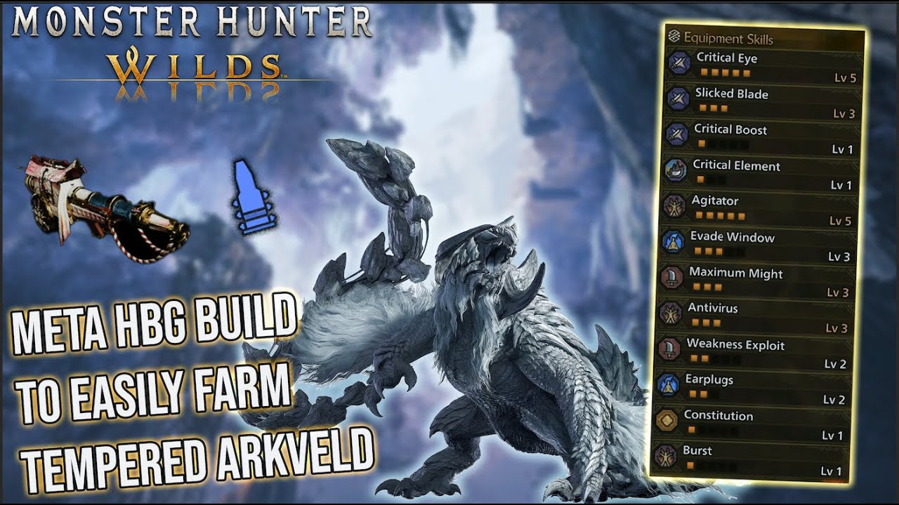 💥 META Pierce HBG Build MELTS Arkveld &mdash; 💥 TU2 Setup with Wyvernheart Spam