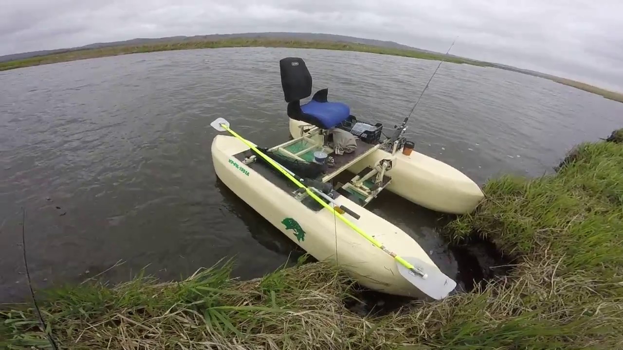 Rower wodny wędkarski, składany, domowej roboty