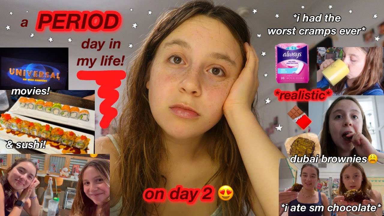 a PERIOD day in my life... on the WORST DAY (aka day 2) *super realistic*