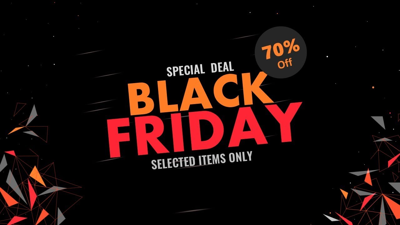 Free Black Friday Poster Template for PowerPoint & Google Slides by GreatPPT