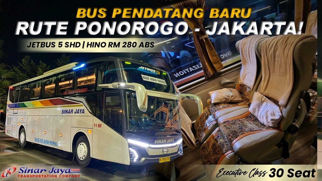 PO PENDATANG BARU DI KOTA REOG PONOROGO😍🔥 TERMURAH DIJALURNYA KAH⁉️ Trip Sinar Jaya 11 RF Executive