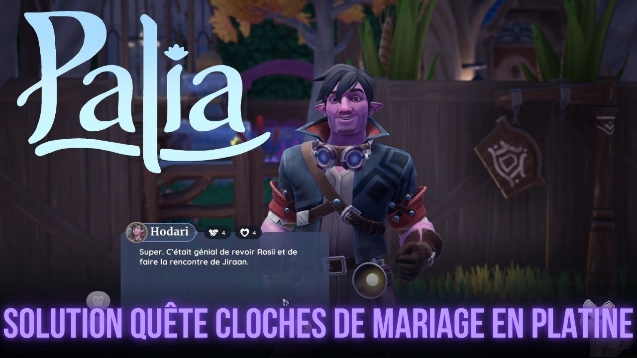 Solution quête Cloches de mariage en platine Palia