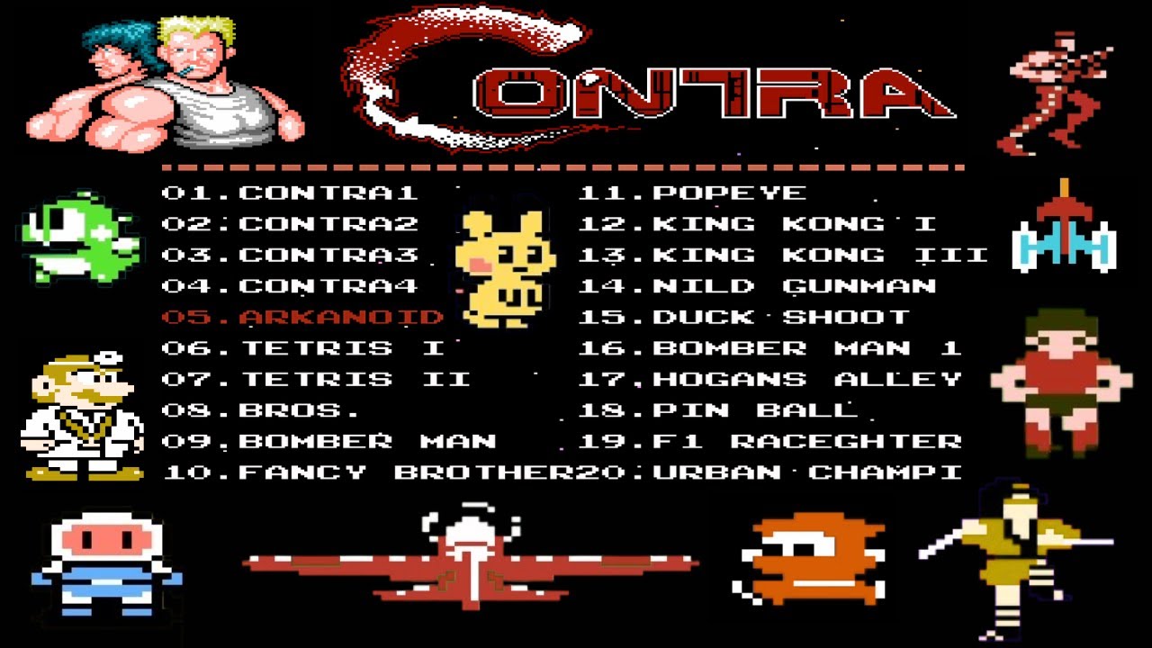 Nes 100 in 1! Section 1 All Super Games Played