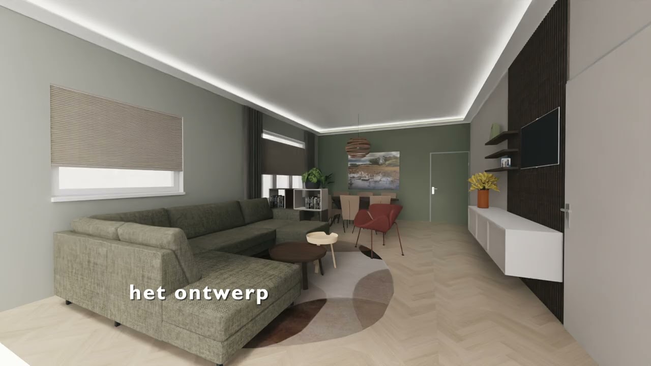 Verbouwing woonkamer