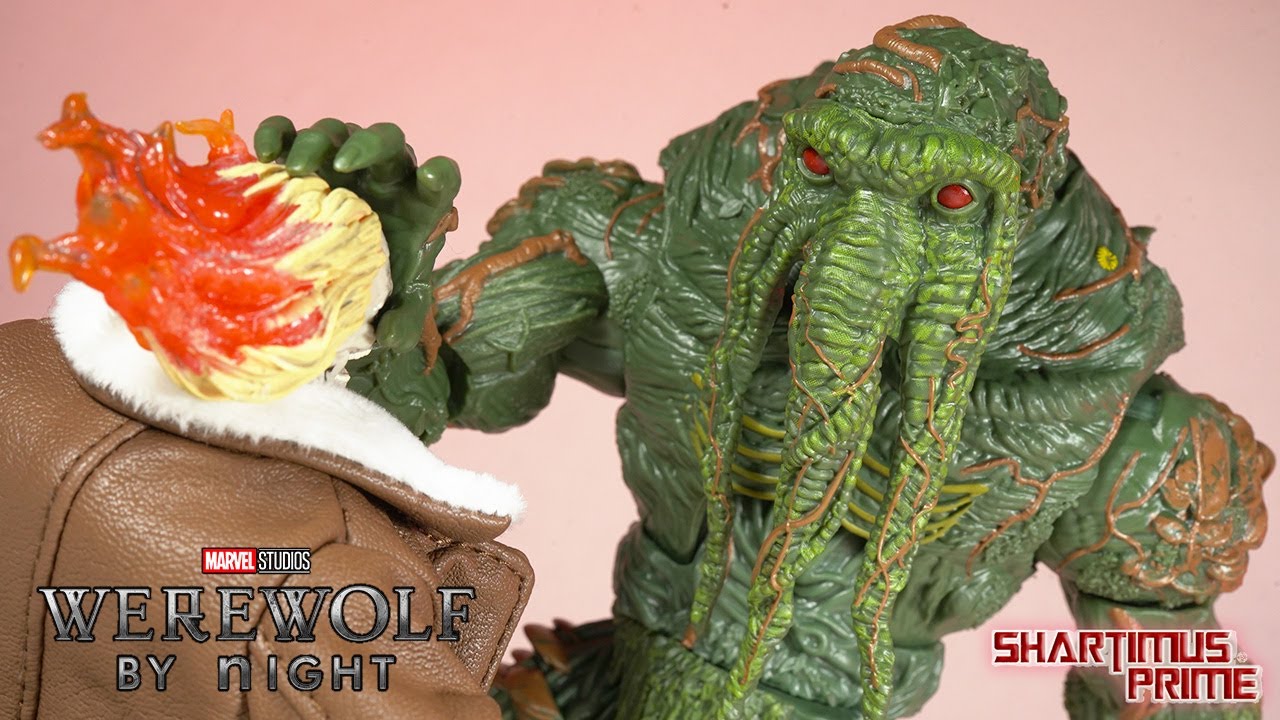 Marvel Legends Man-Thing 2024 Marvel Studios Werewolf By Night Disney Plus Series Figure Review