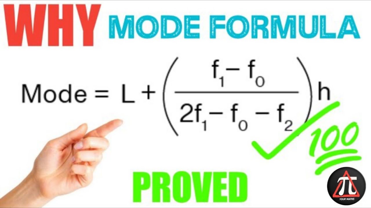 Derivation of Mode Formula Class 10 | Mode Formula Proved | Easy, Step-by-step | Statistics
