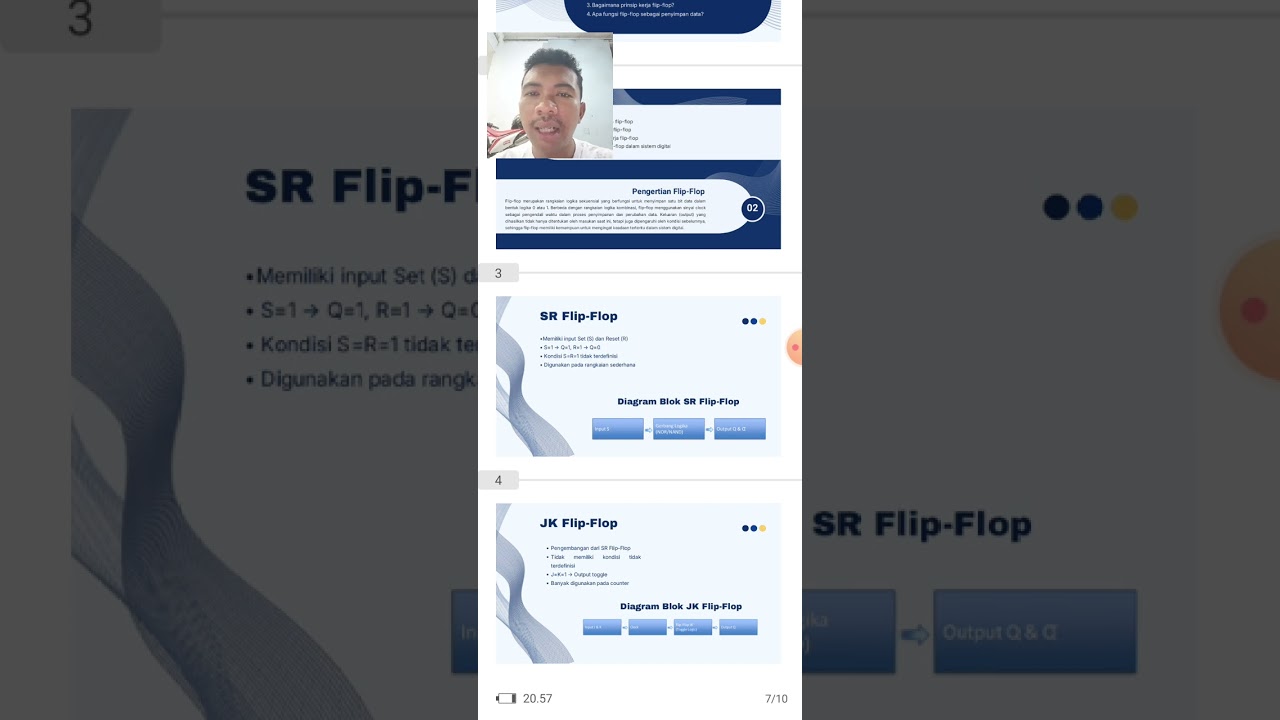 Materi singkat tentang flip flop