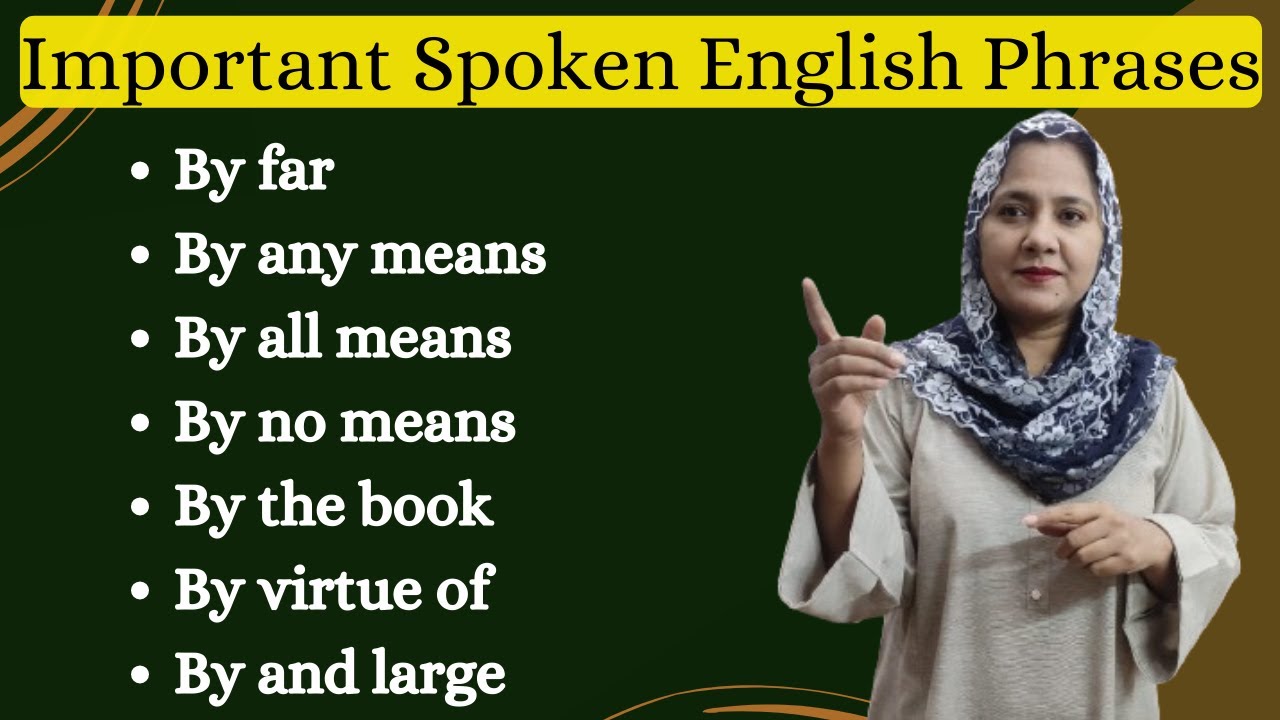 Spoken English Phrases With 