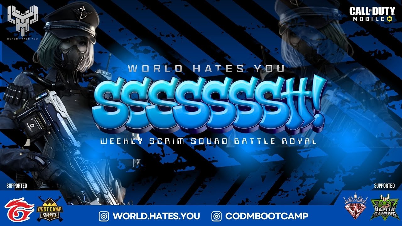 WEEKLY SCRIM by WORLD HATES YOU (WHY) - WEEK 04 | SQUAD BR TOURNAMENT | Garena CoD: Mobile 4K60ᶠᵖˢ