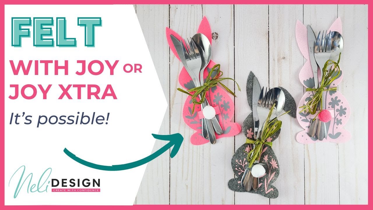 How to cut felt with a Cricut Joy and Joy Xtra - Easter project