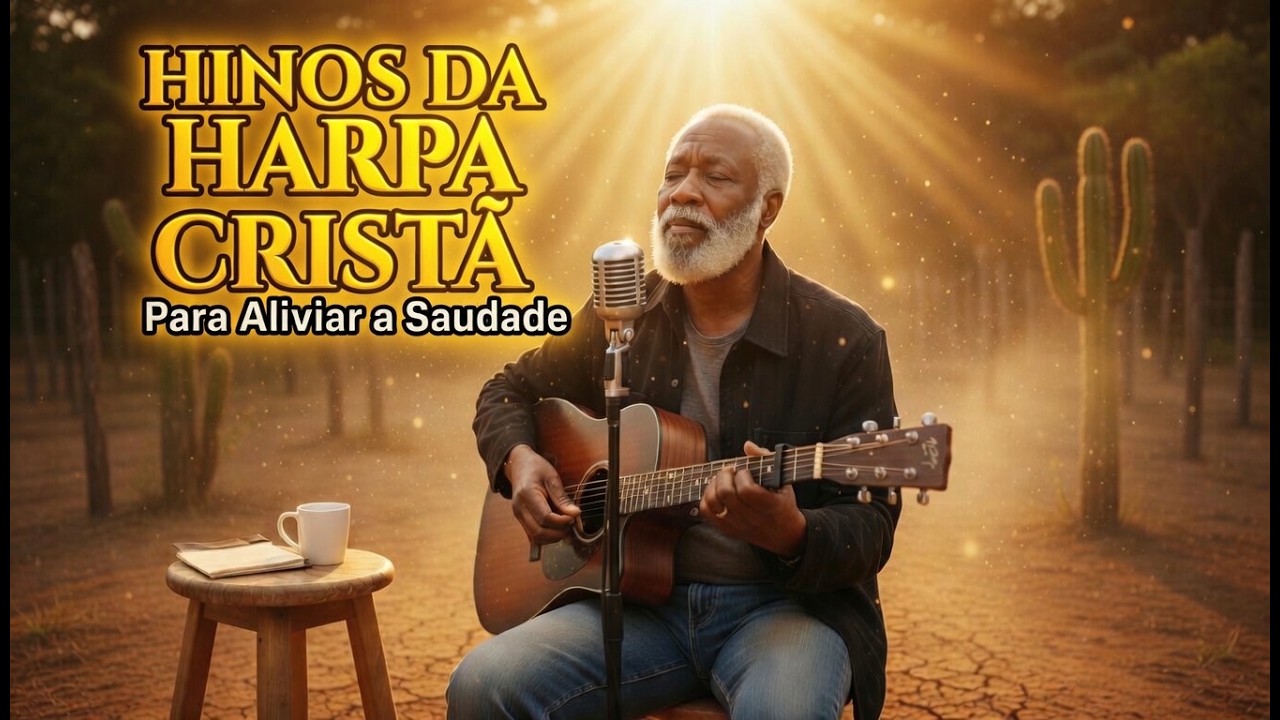 HINOS DA HARPA CRISTÃ PARA  ALÍVIAR A SAUDADE, LEMBREI DE ALGUÉM - HINOS ANTIGOS SERTANEJO
