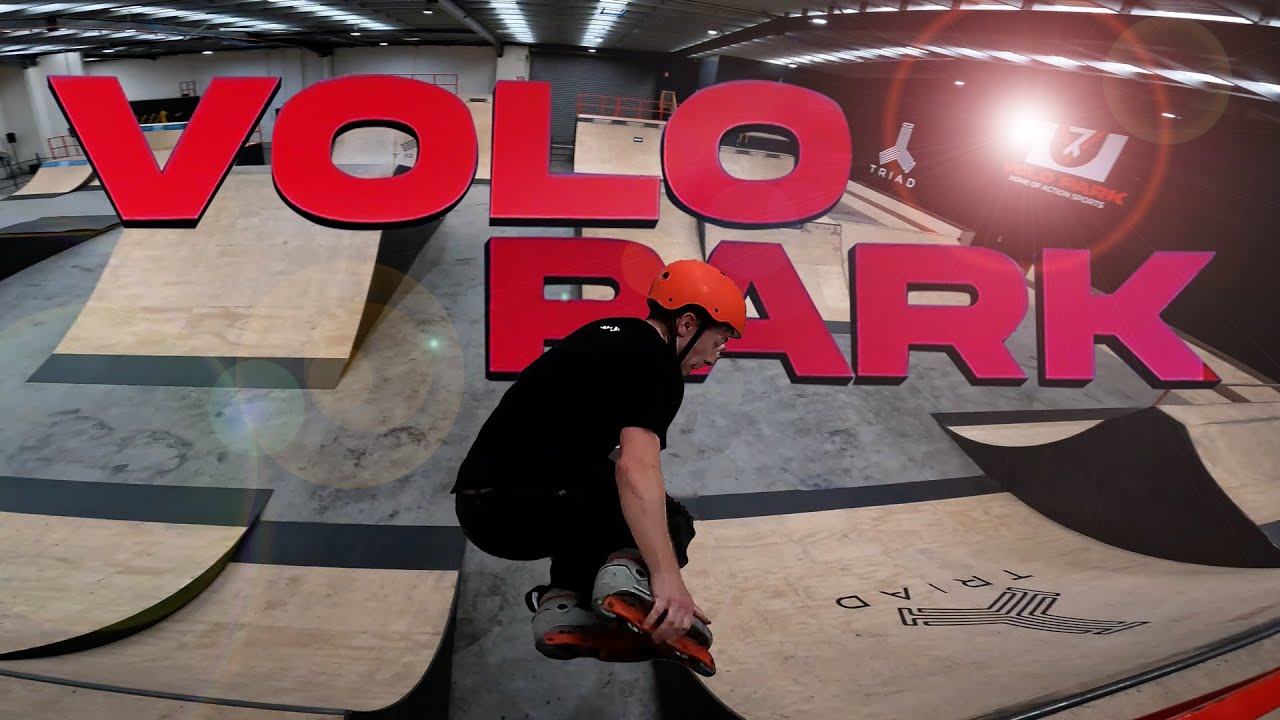 VOLO Park - Indoor Skatepark, Indoor rainy day Session Aggressive Inline skating - Rollerblading