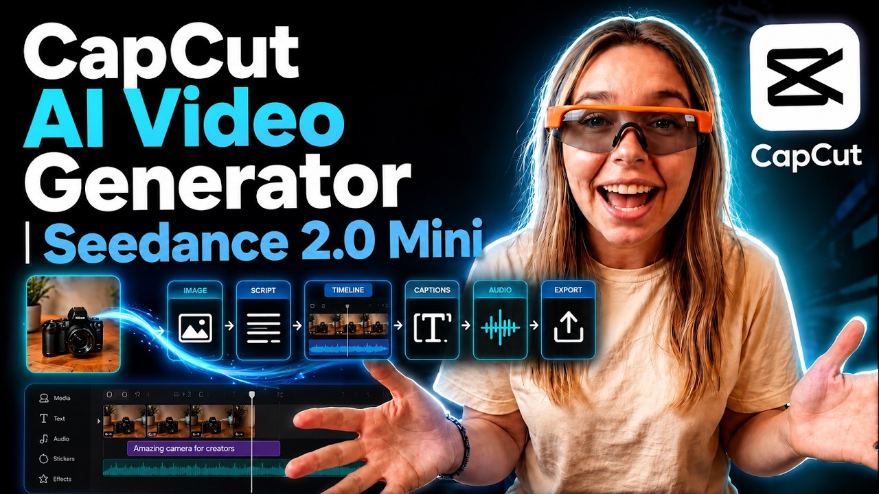 One product photo, full video workflow with CapCut AI Video Generator | Seedance 2.5