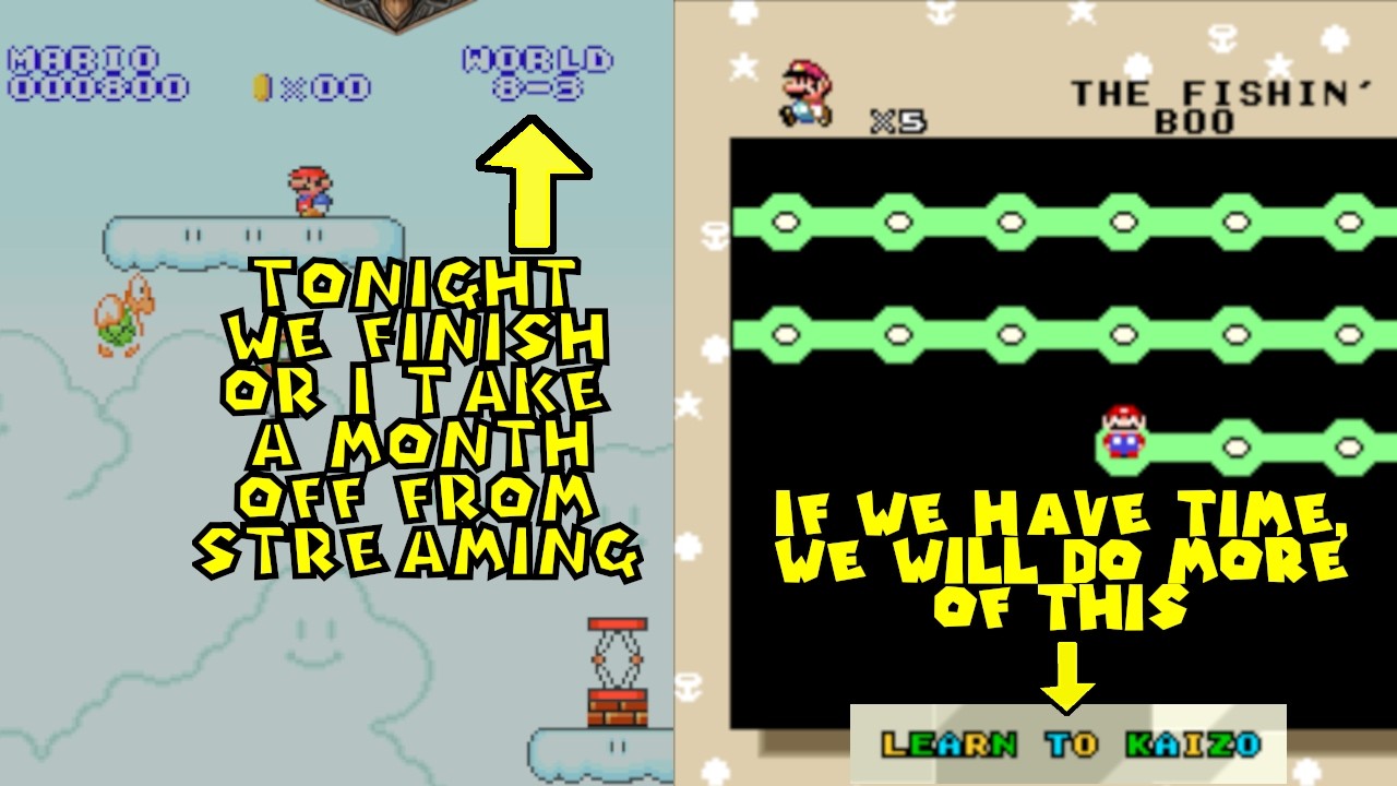 FINISH THIS TONIGHT OR QUIT STREAMING FOR A MONTH | SMB: The Lost Levels (World 8)