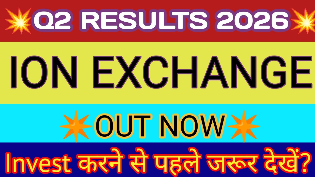 Ion Exchange Q2 Results 2025 🔴 Ion Exchange Results 🔴 Ion Exchange Share Latest News