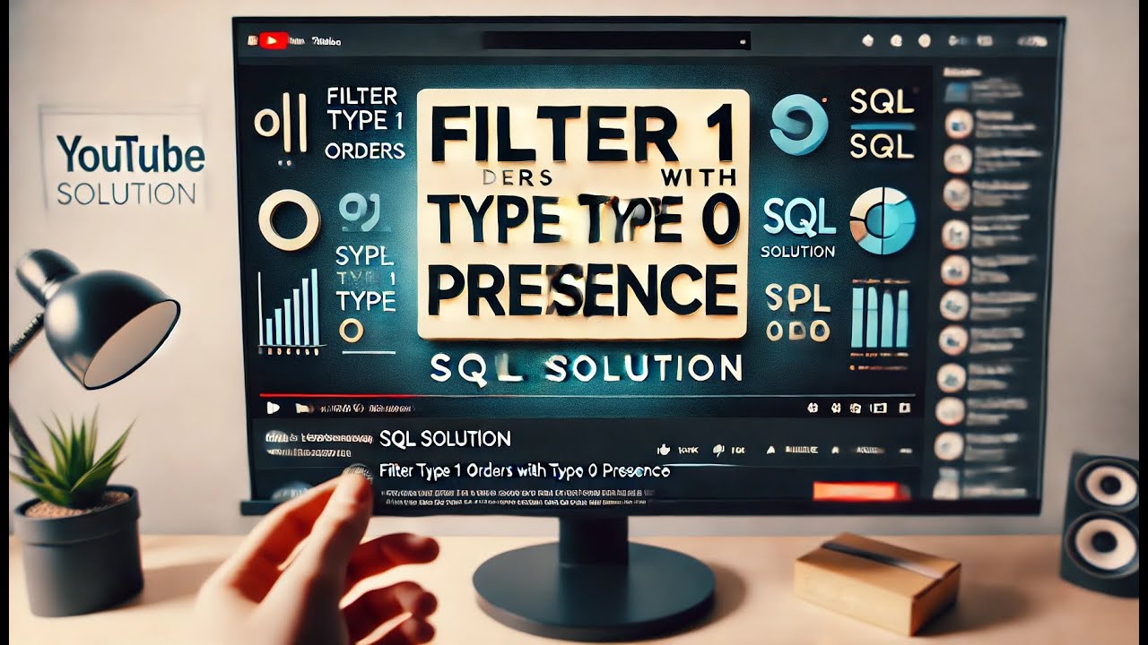 🚀SQL Magic: Drop Type 1 Orders if Type 0 Exists! (LeetCode 2084) #trending #youtube