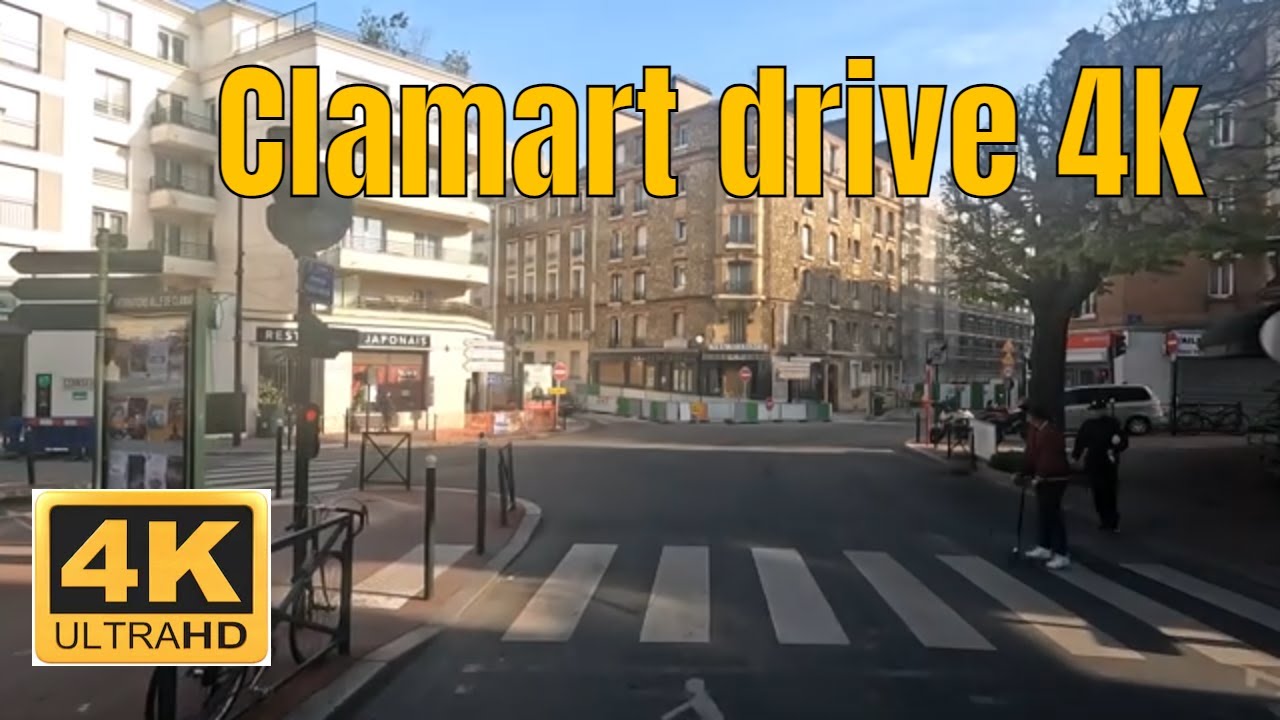 Clamart drive 4k - Driving- French region