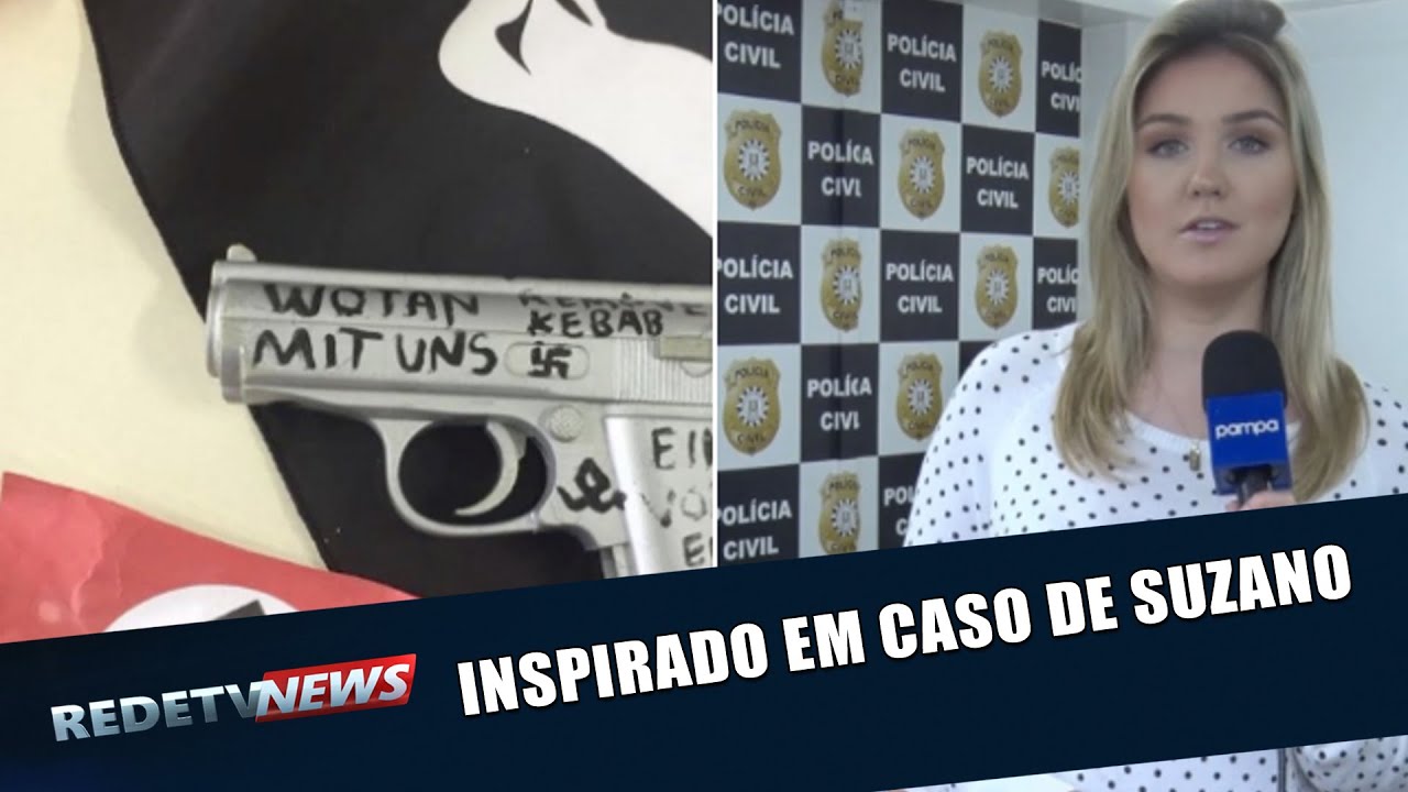 Jovem planeja ataque a escola no RS e &eacute; preso antes de executar o crime | RedeTV News (04/10/19)