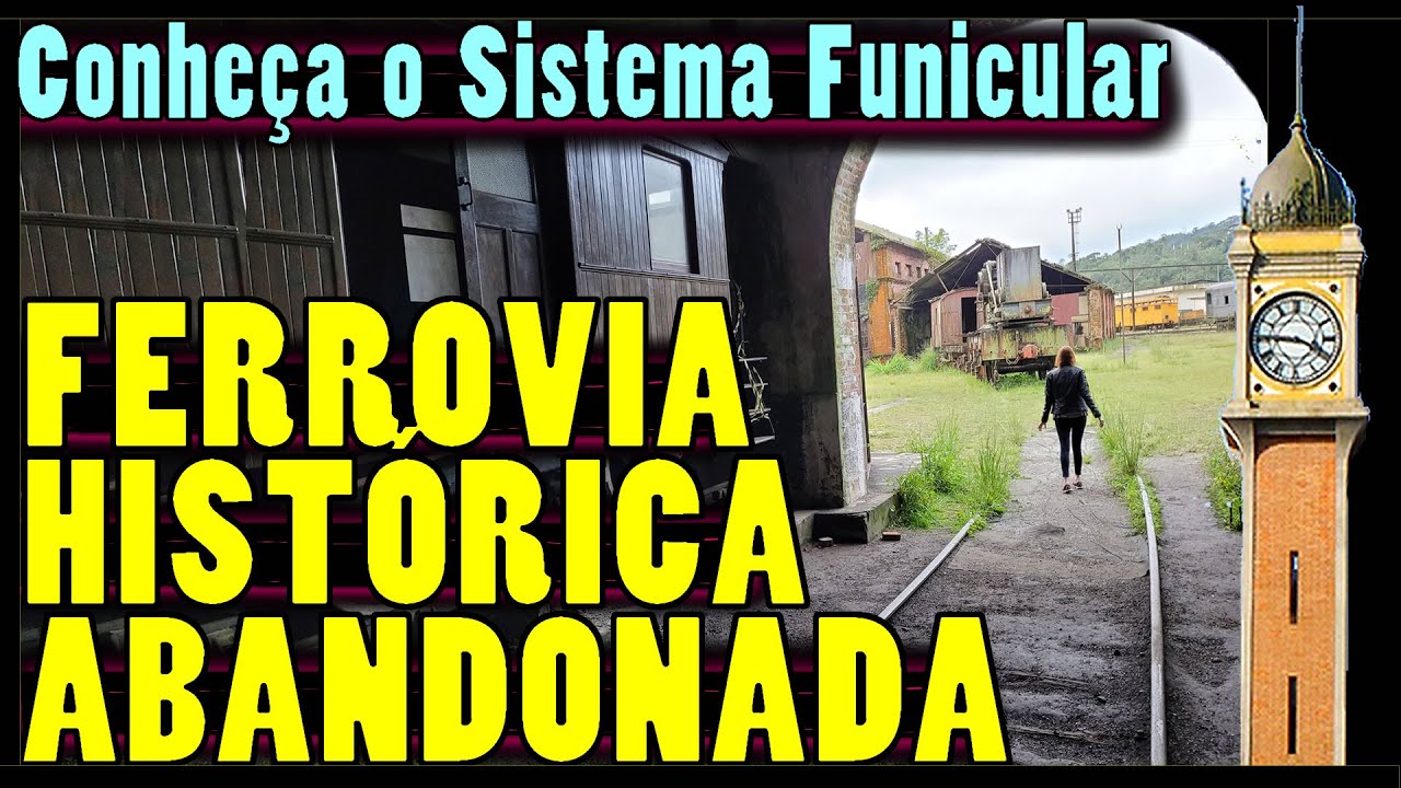 Ferrovia Do Brasil Histórica - Sistema Funicular, Maiores Engenharias Do Século 19 em Paranapiacaba.