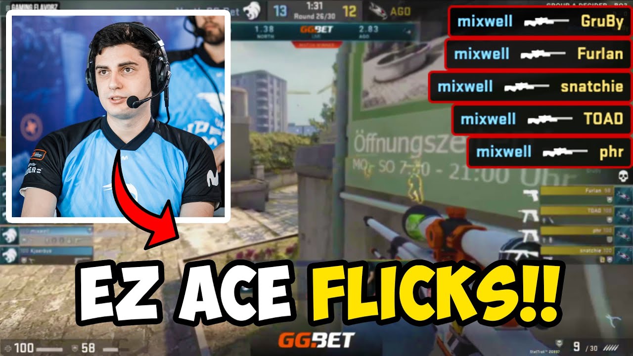 When MIXWELL used to be a EUROPEAN AWP GOD.. (INSANE FLICKS)