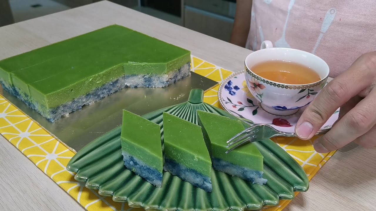 Kuih Seri Muka Pasti Permukaan Licin | Kueh Salat | Gerenti Habis Cepat #nyonyakuih