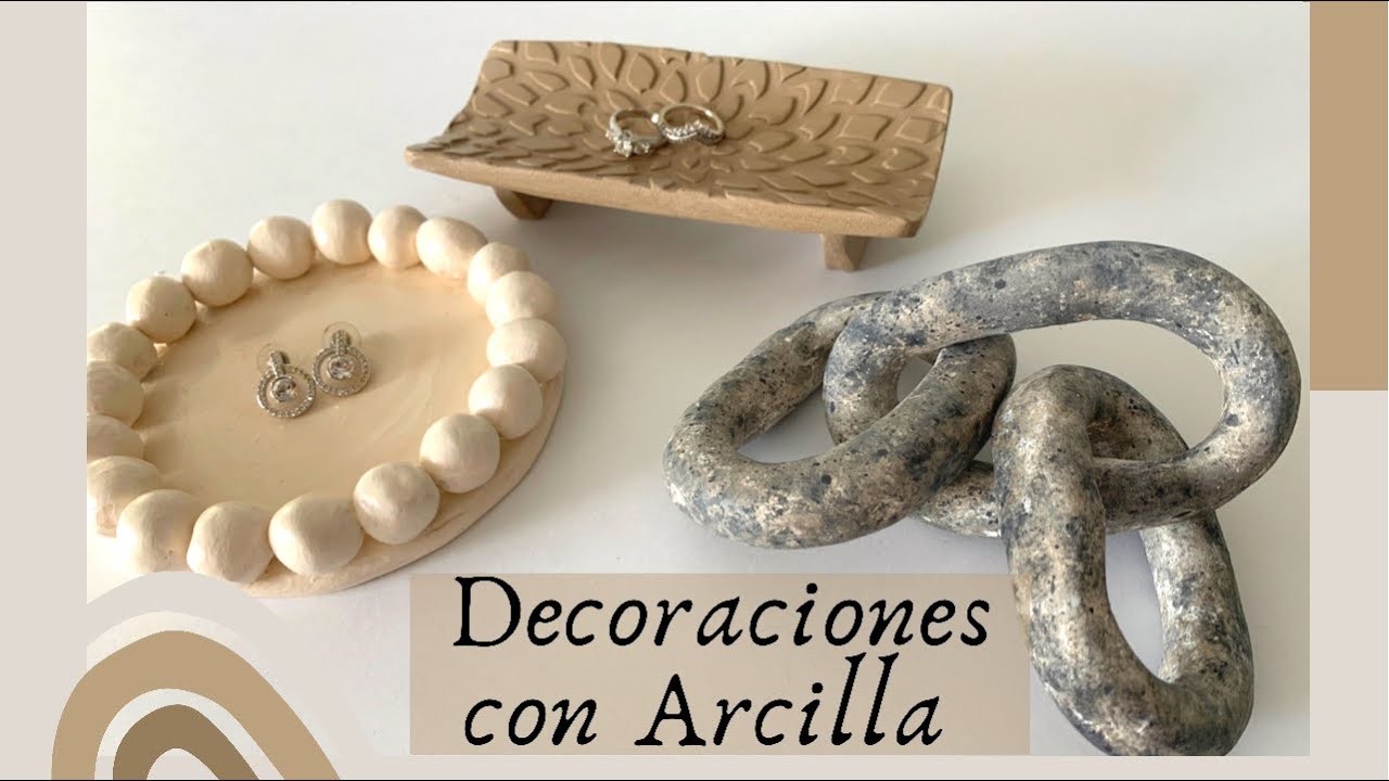 COMO HACER ADORNOS CON ARCILLA DE SECADO AL AIRE