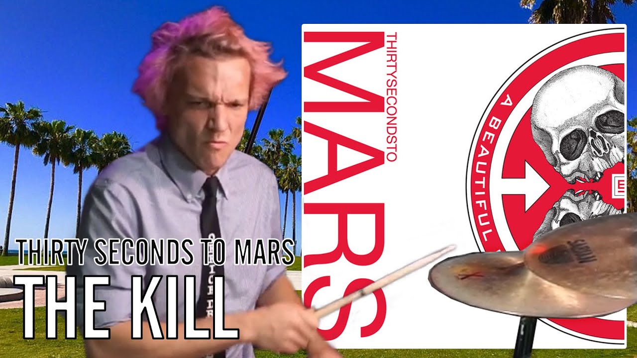 Thirty Seconds To Mars - The Kill | Office Drummer at Venice Beach