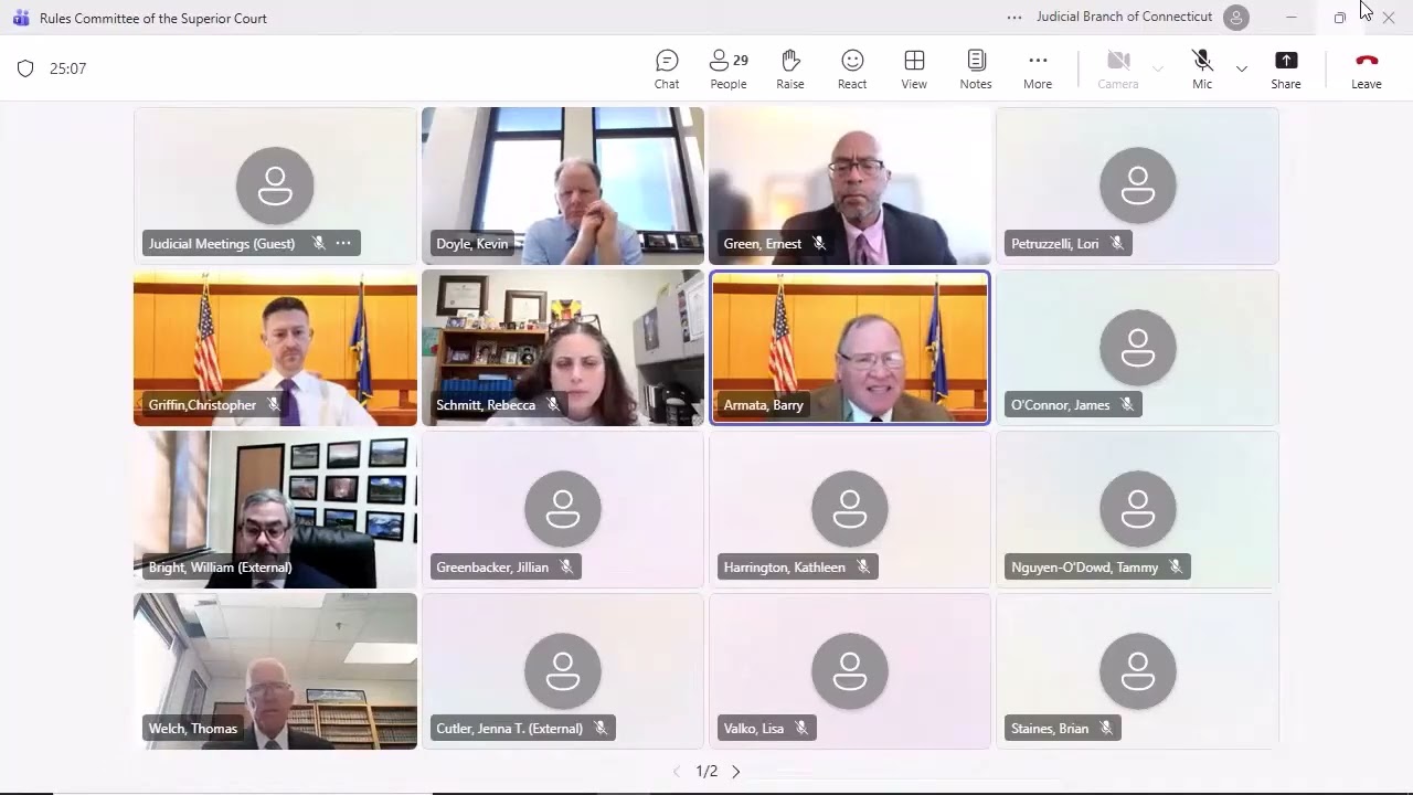 Rules Committee Meeting of the Superior Court Feb. 2026