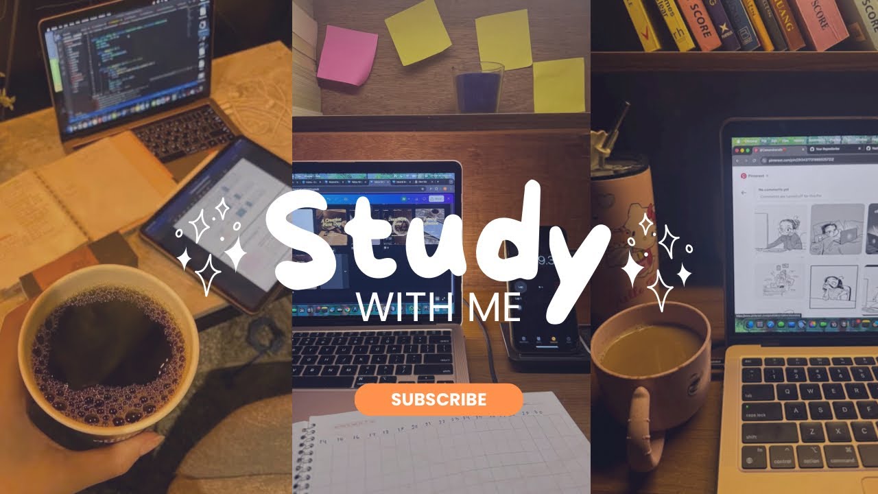 Study With Me 🌧️ 1 Hour | 50/10 Pomodoro | Soft Rain Sounds