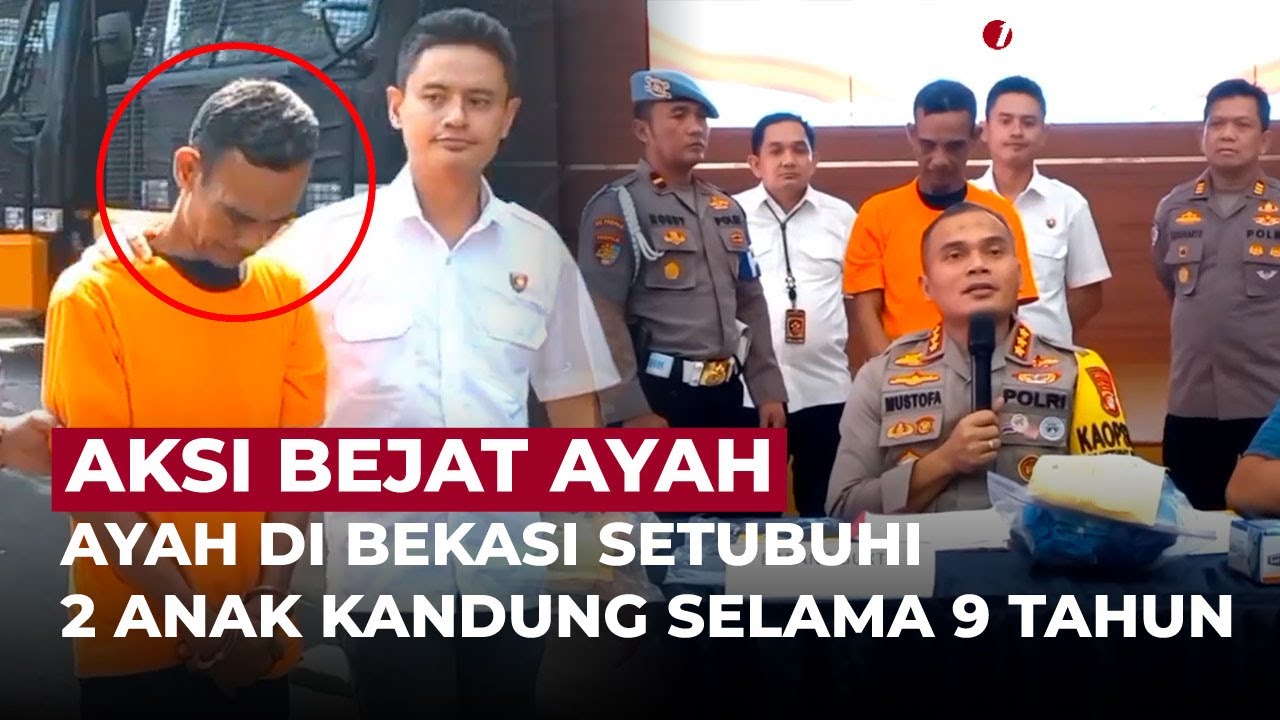 Bejat! Ayah Setubuhi Dua Anak Kandung Selama 9 Tahun di Bekasi | OneNews Update