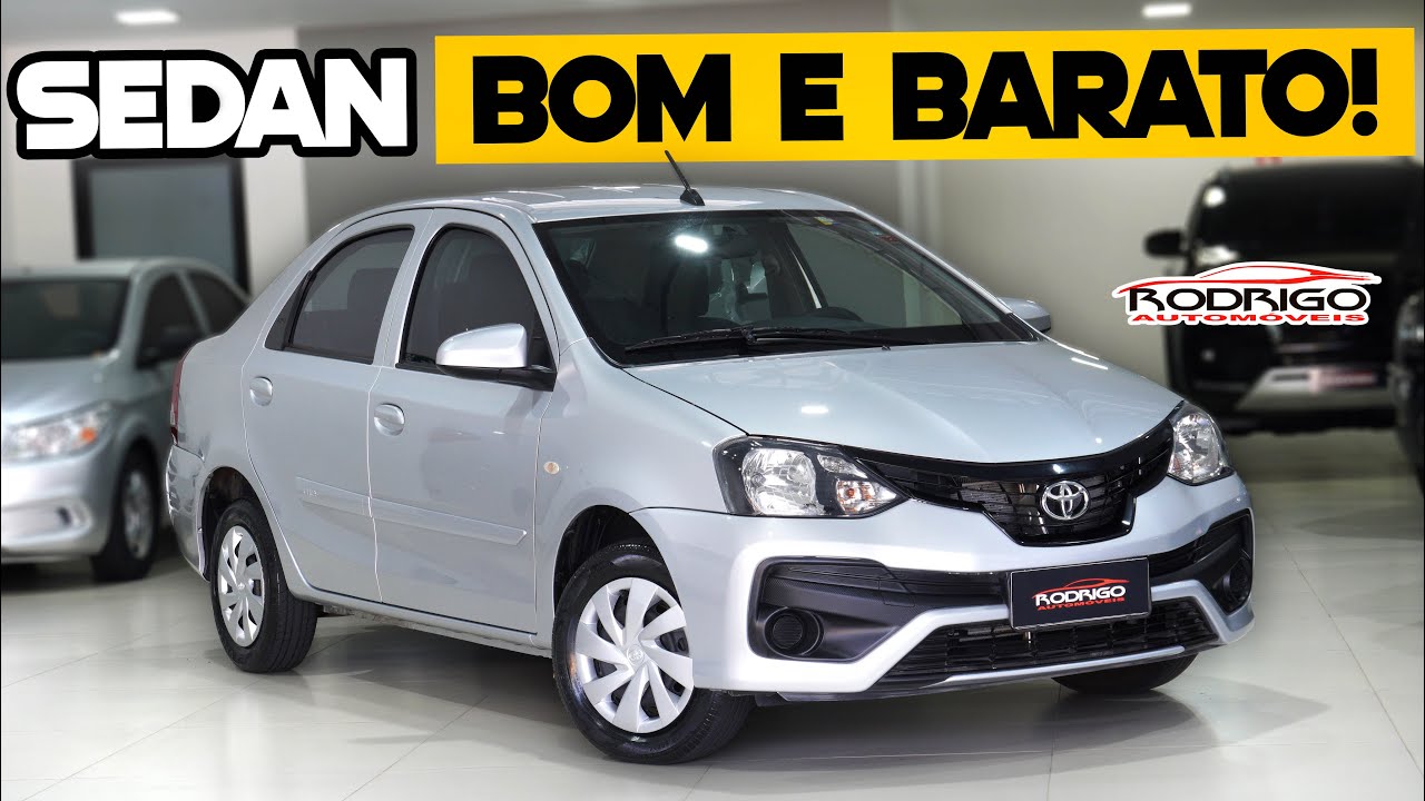 MELHOR DO QUE PAGAR CARO EM UM COROLLA ANTIGO! Toyota ETIOS SEDAN 1.5 2019 *Tem até PAINEL DIGITAL*