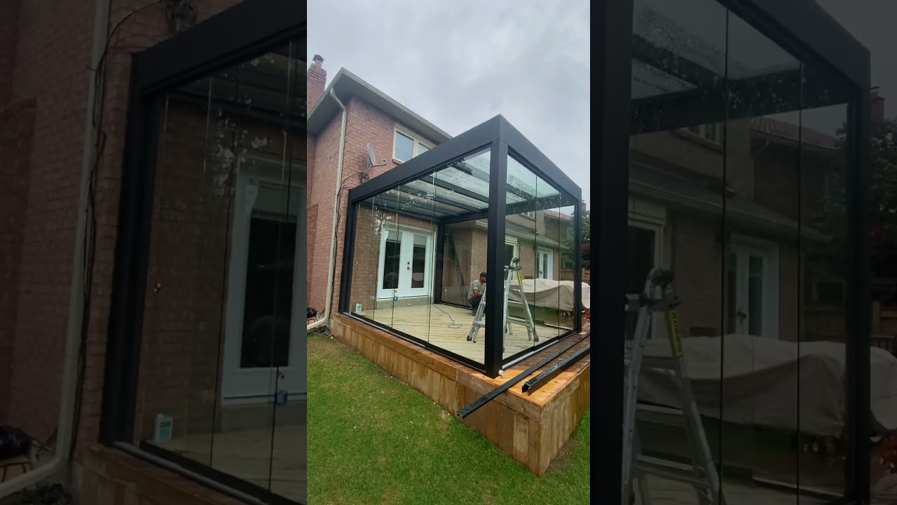 #sunroom #window #pergola #construction #garden #building #design #architecture  #brampton