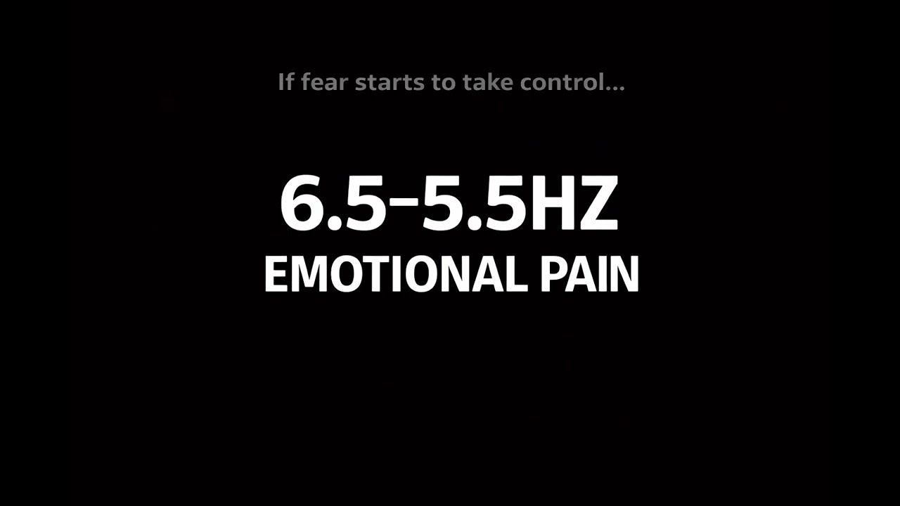 6 5–5 5Hz EMOTIONAL PAIN RELEASE – Deep Theta Healing Frequency Black Screen