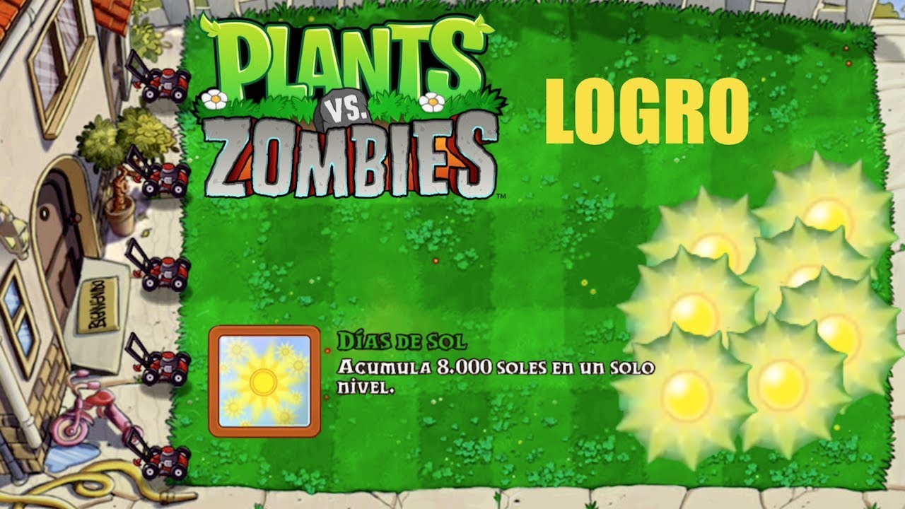Plantas vs Zombies🌻vs🧟‍♂️ Dias de Sol | 8.000 Soles ⭐️LOGRO⭐️